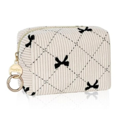 Mini Corduroy Pouch for Cosmetics - 123 Cosmé